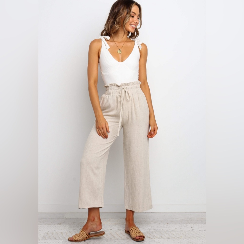 Petal & Pup Hawthorne Pant in Beige